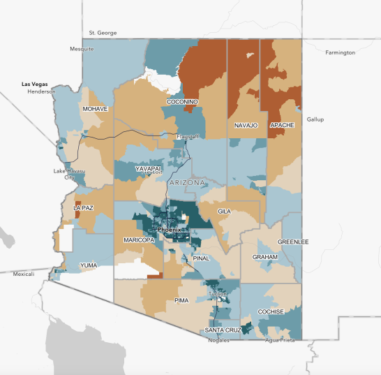 Arizona Broadband Map Image