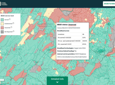 CORI - Broadband Map Thumbnail